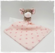 *•... Ergee/KiK - Schmusetuch Maus mit Kuscheldecke - rosa gepunktet - RAR ...•*