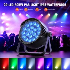 Neu 300W 20LED IP65 Wasserdichte Par Strahler RGBW DMX Bühnenlicht Outdoor Show