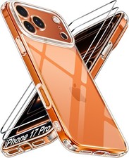 Hülle + 2x Schutzglas für iPhone 17 Pro Max Air 9H Panzerfolie Case Transparent