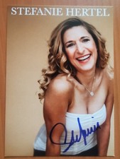 Autogrammkarte Stefanie Hertel Autogramm