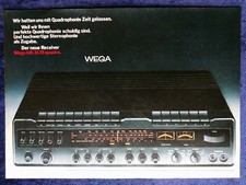 Wega hifi Receiver 3135 quadro, originale Werbung aus 1974