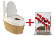 AGANDE Campingtoilette Komposttoilette Gartentoilette Trockentoilette Torf BioWC