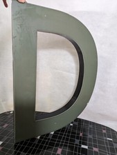 LED Leuchtbuchstabe D d  von Fassadenreklame 86 x 66cm cm G I G A N T I S C H