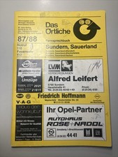 1987 / 88 Das Örtliche Fernsprechbuch Sundern Sauerland / Telefonbuch