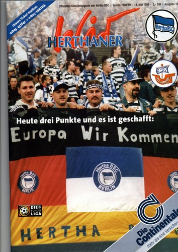 Programm bundesliga hertha bsc - programm,
