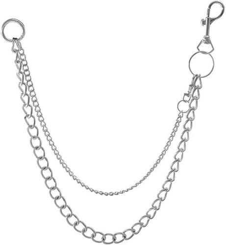 Schwarze hip hop hosenkette - schwarze,