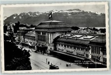 10600341 - Lausanne Hauptbahnhof Alpen Strassenbahn