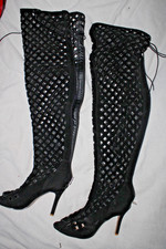 schwarze hohe überknie