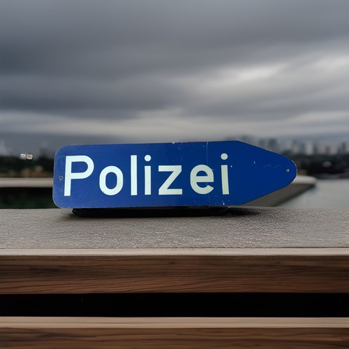 Original vintage polizei - vintage,