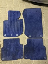 original BMW E36 Individual Limousine Touring Kompakt Fußmatten Velour Blau v+h