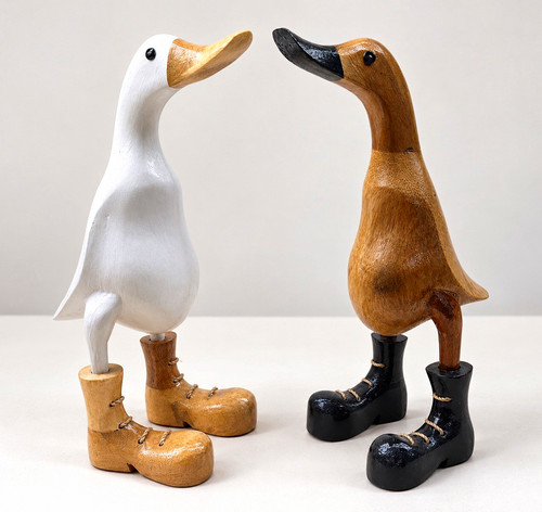 2er set holz enten - 2er, holz-enten