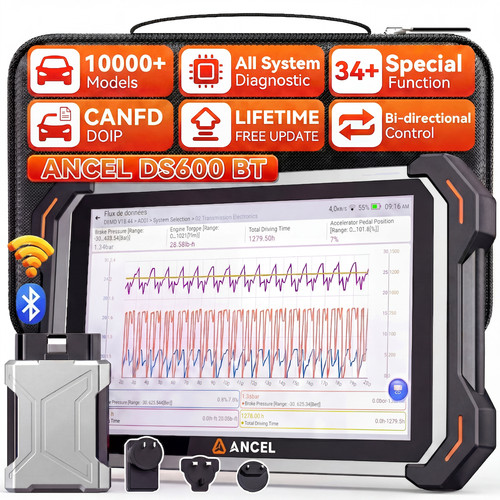 Ancel ds600bt pro obd2 - ds600bt,