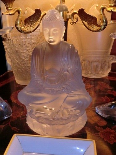 Lalique buddha farblos 10kg - farblos, ca.10kg