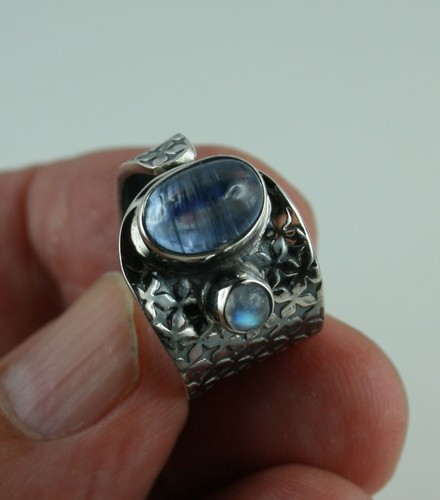 Sterling silber ring - silber, größe