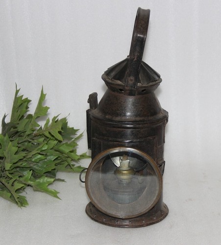 Antike eisenlampe laterne - eisenlampe,