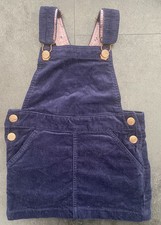 H&M L.O.G.G. Mädchen Kurze Hose Latzhose Kordhose Cordhose Gr.98 2-3Y Kord Rock