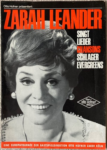 Zarah leander otto hofer - zarah,