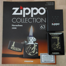 original ZIPPO "Horseshoes 2008 " Feuerzeug mit Heft Nr. 63 und OVP NEU!!!
