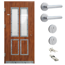 Ausstellungstür #KU07 Haustür Alu-Stahl Tür AC68 GE DIN Links 98x208 cm