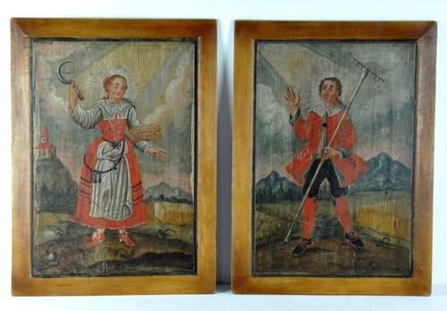 Paar gemälde auf holz - gemälde,