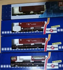 4x TT Tillig Modelleisenbahn
