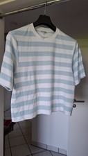 T-shirt von Marie Lund, Gr.XL, hellblau/weiss