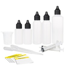 Oputec Mischer-Set - 20 tlg. Leerflaschen Liquidflaschen Plastikflaschen Spritze