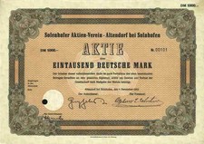 Solenhofer Aktien Verein 1952