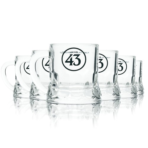 Licor shotglas 4cl - 6x, 43