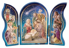 Weihnachten Holz Nativity