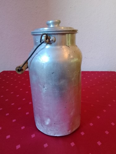 Alu milchkanne mit deckel - 3l,