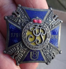 POLEN Kreuz Abzeichen 8 Ulanen