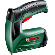 BOSCH PTK 3,6 V LI Akku Tacker Elektrotacker + Ladegerät + 1000 Klammern