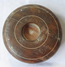 Teelichthalter aus Holz chabby chic ca. 15 cm Durchmesser