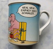 Uli Stein Tasse Happy Birthday Frei Schnauze Sammeltasse sammeln Geburtstag 