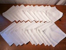 20x Stoffservietten weiß