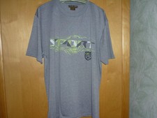Herren T-Shirt Gr. XL (Maße s. unten) v. Atlas for men, grau m. Aufdruck