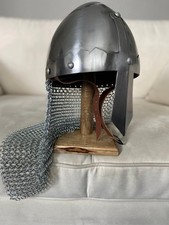Normannen-Helm mit Kettenbrünne - NEU und ungetragen