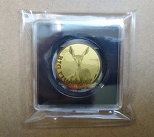 Goldmünze "Springbock Baby"