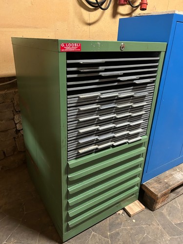 Metall schubladen schrank - metall,