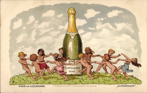 Werbung kupferberg gold - ak,