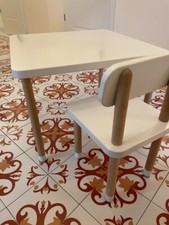 Original Flexa Kindertisch und Kinderstuhl Weiss