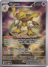 Pokémon Simsala Illustration Rare Black Star Promos MEP 009 NM Deutsch