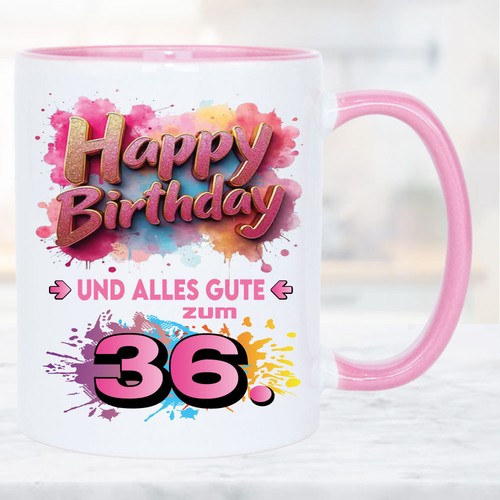 Tasse geburtstag happy - tasse,