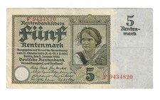 5 Rentenmark 1926 Ro. 164a