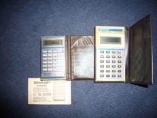 2 Sharp Taschenrechner Elsi