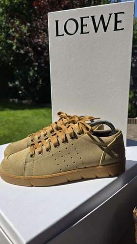Loewe high top sneaker beige - loewe,