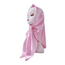 Damen Satin Hijab Schal