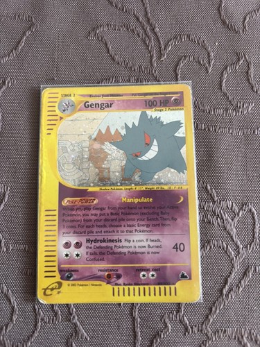 Gengar skyridge holo with - skyridge, (with