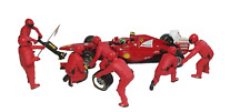 Pit Crew Figuren Set Formel1 American Diorama Rot 1:18